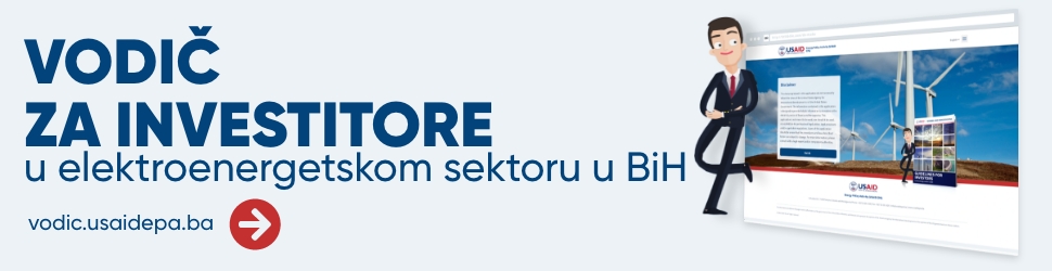 Digitalni vodič za investitore u elektroenergetskom sektoru u BiH